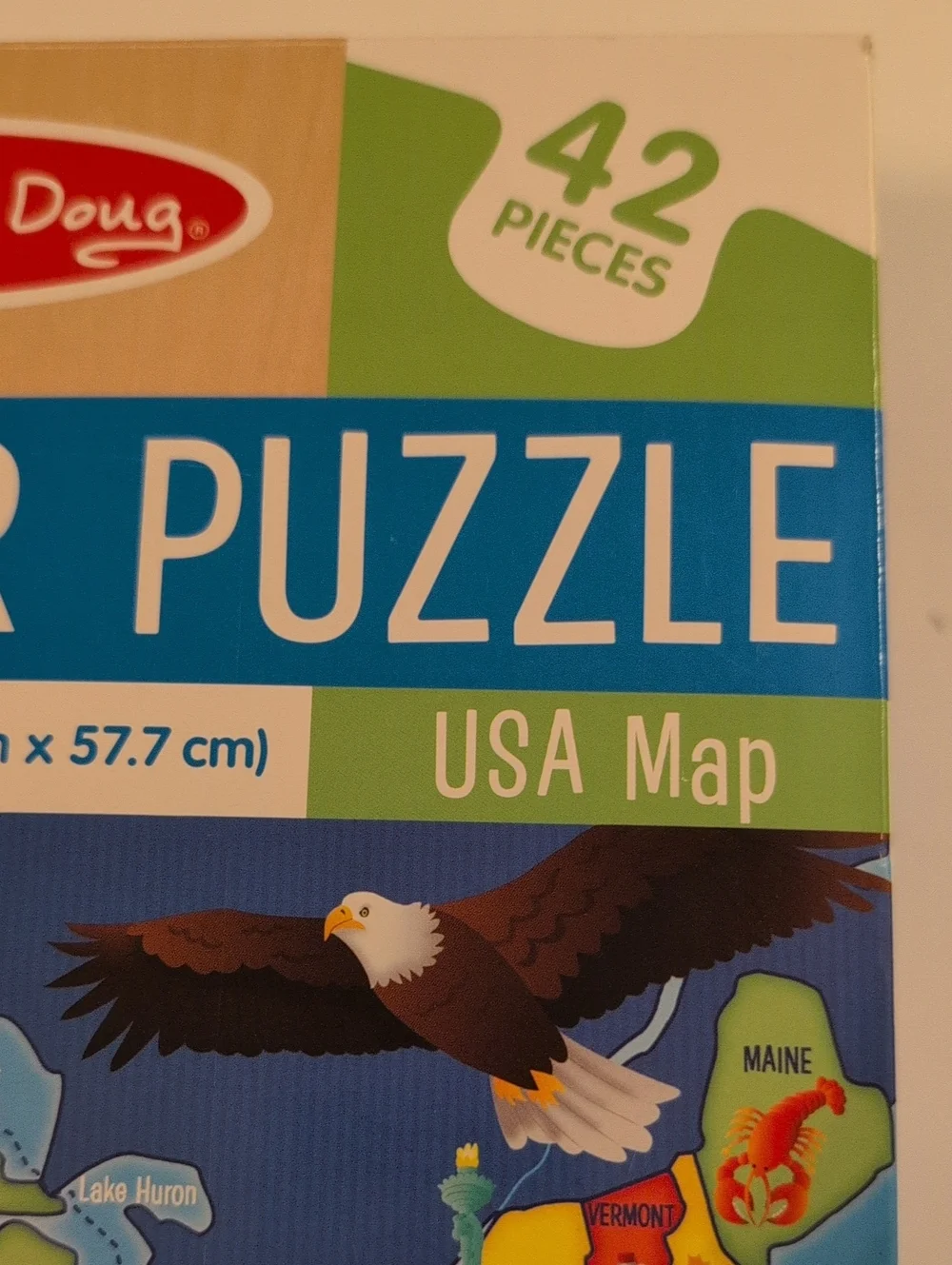 Melissa & Doug USA Map Floor Puzzle 42 Pc